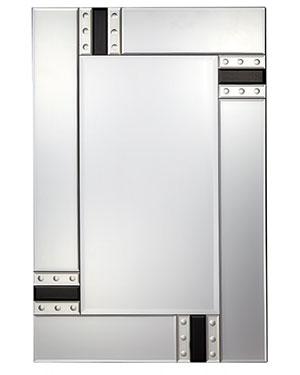 Rechteckiger Wandspiegel mit MDF-Rahmen