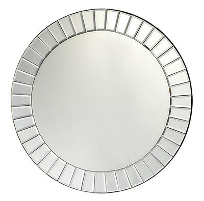 Rundspiegel mit MDF-Rahmen